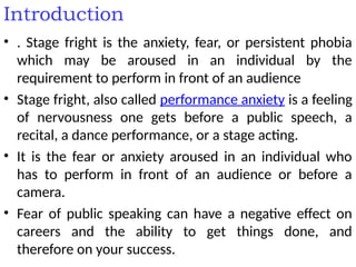 Effective Strategies to Overcome Stage Fear and Public Speaking Anxiety ...