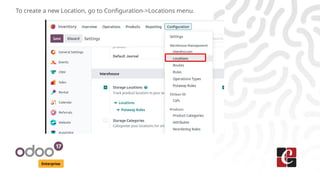 Enterprise
To create a new Location, go to Configuration->Locations menu.
 
