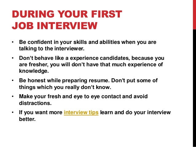 how to handle an interview