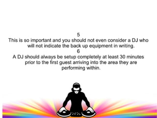 How to hire a DJ for your wedding