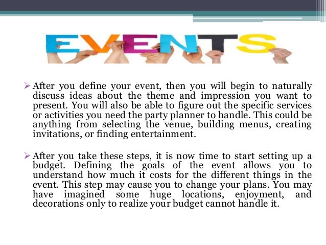 how to hire an event planner for an event