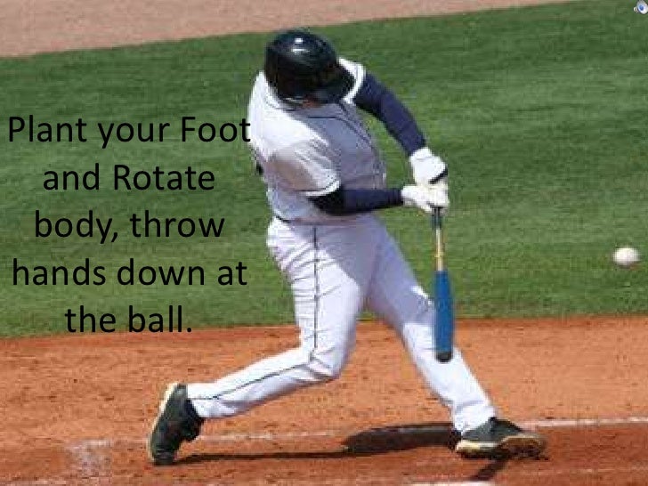 How to hit a baseball
