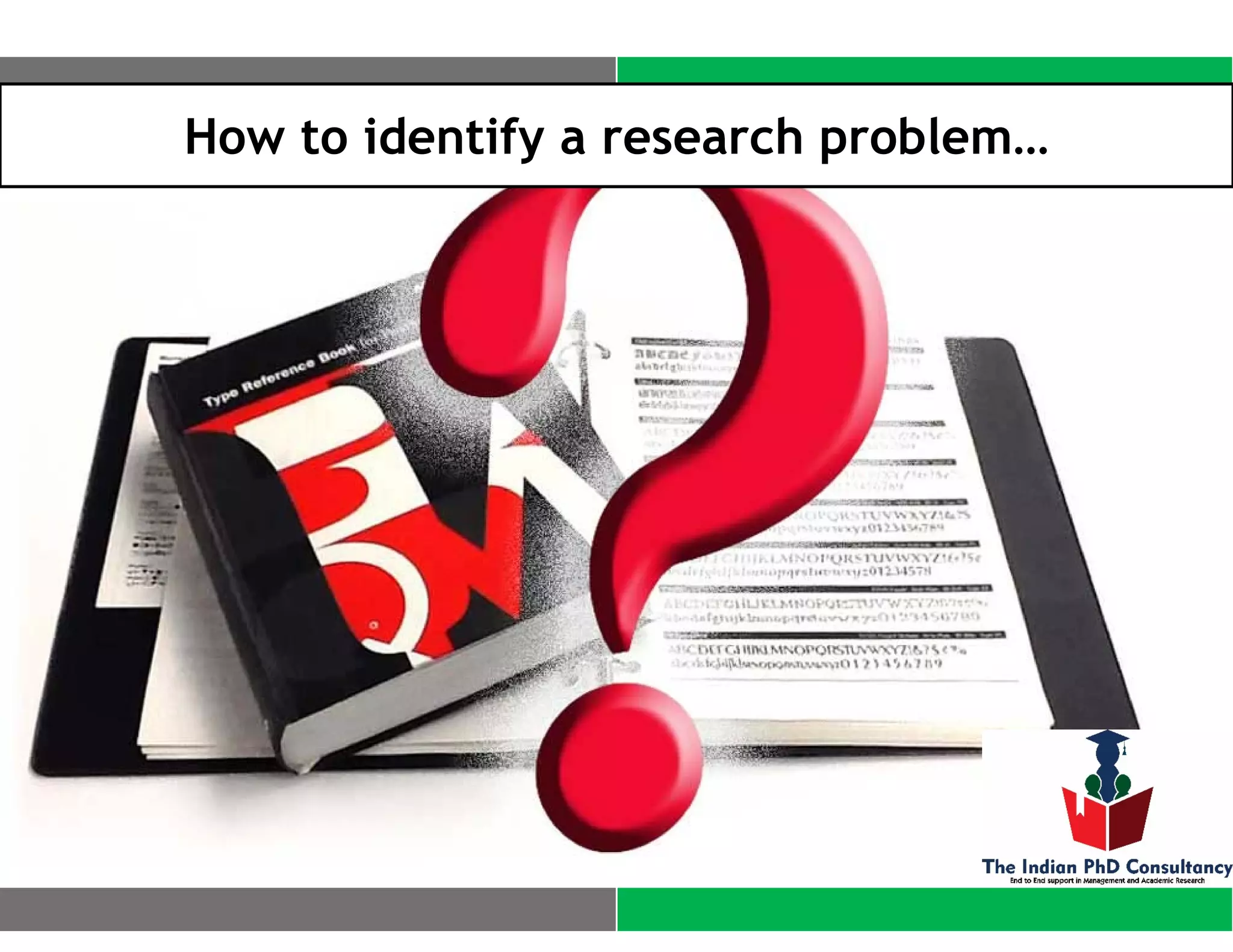 How to identify a research problem | PPT