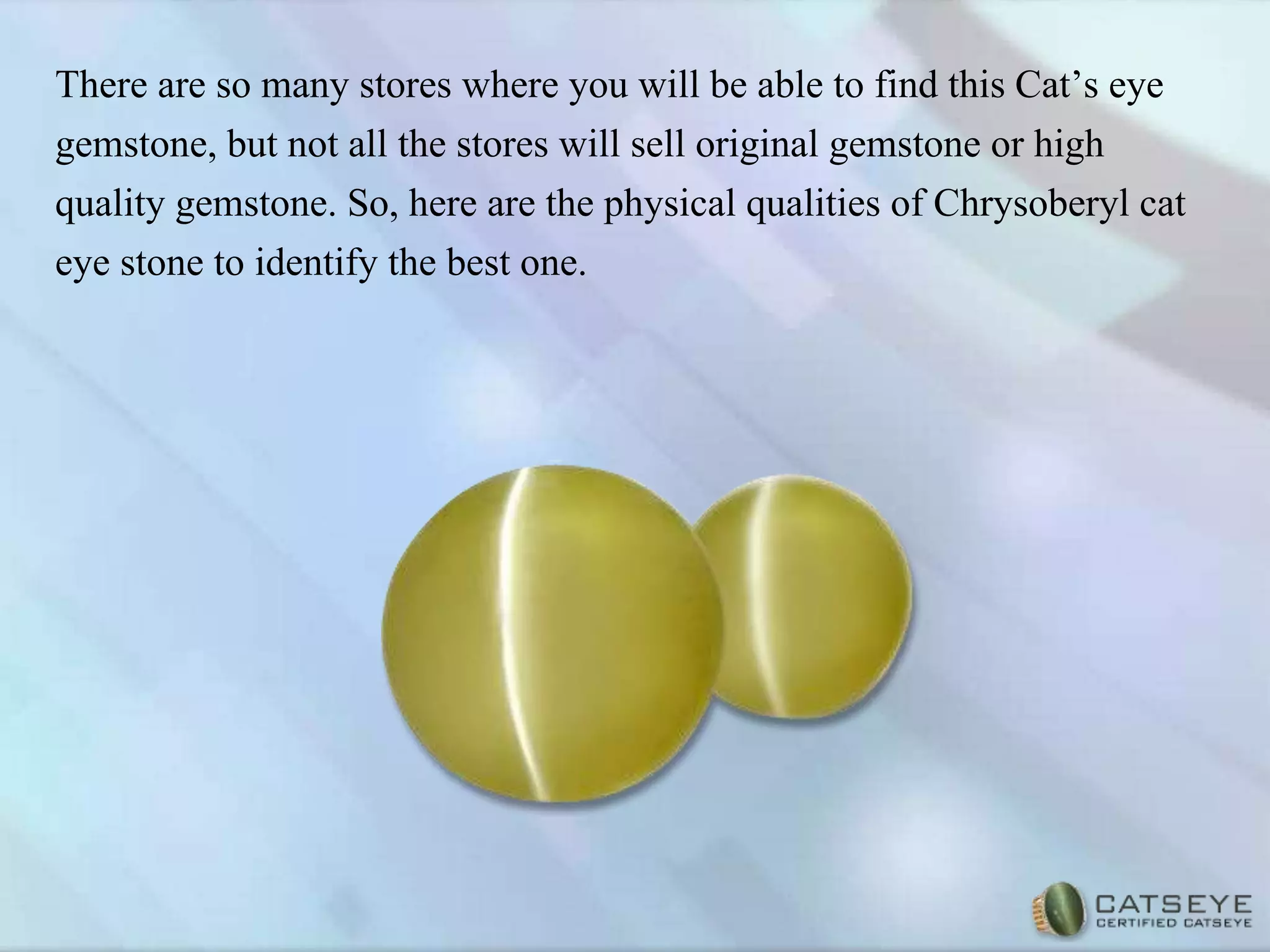 How To Identify Original Cats Eye Gemstone PPT how-to-identify-original-cats-eye-gemstone-ppt