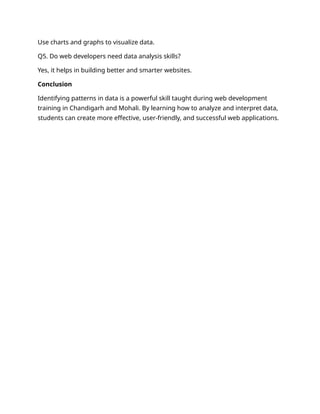 Identifying Pattern Skill Chart Making How to Identify Patterns in Data.document | DOCX