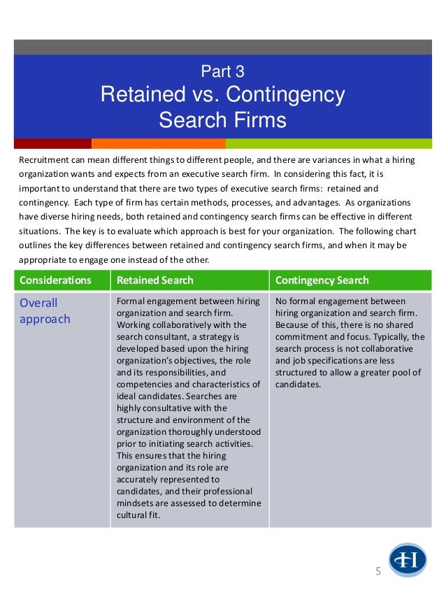 How To Identify Qualify And Work With Executive Search Firms
