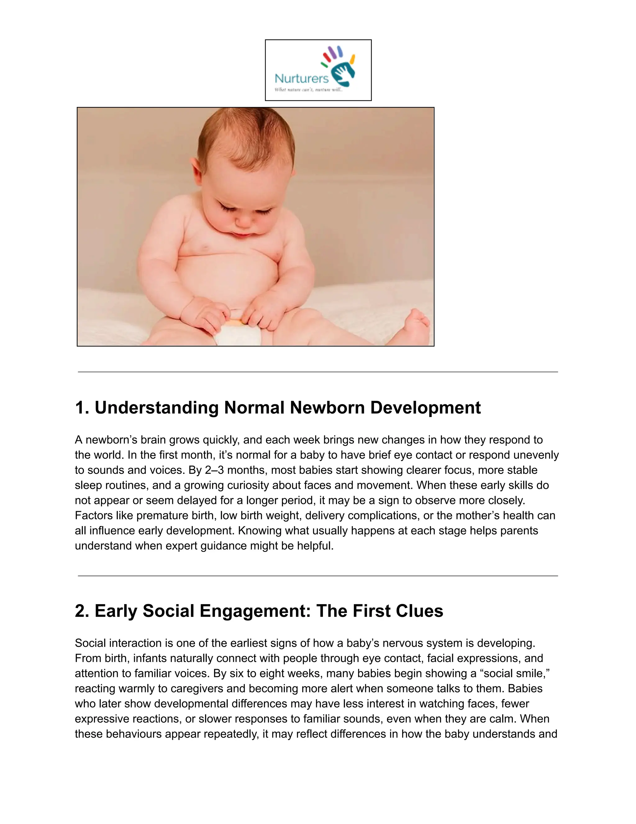Reading Your Baby’s Engagement Cues