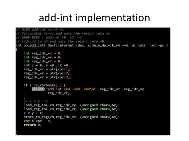 how to implement a simple dalvik virtual machine 53 638