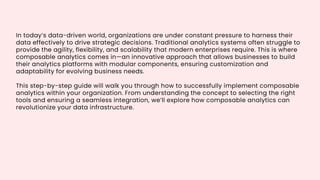 How to Implement Composable Analytics in Your Organization