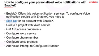 How to Implement Personalised Voice Notification service.pptx