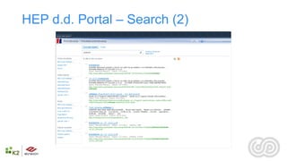 HEP d.d. Portal – Search (2)
 