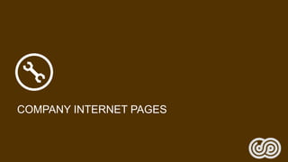 COMPANY INTERNET PAGES
 