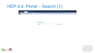 HEP d.d. Portal – Search (1)
 
