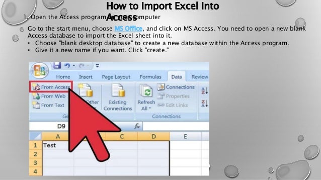 how to convert excel to access table how to convert excel to access table