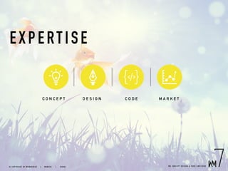 E XPERTI SE
C O N C E P T D E S I G N C O D E M A R K E T
W E C O N C E P T D E S I G N & C O D E E M O T I O N S© C O P Y R I G H T B Y W E B M E D I A 7 | M U N I C H |   D U B A I
 