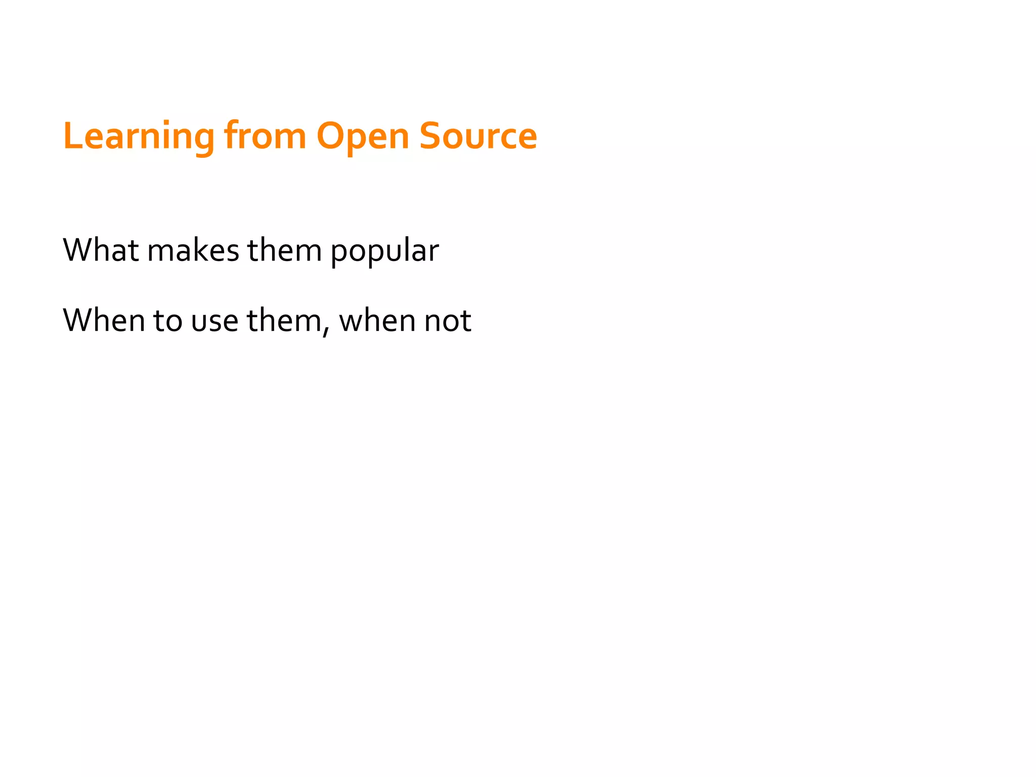 System Design Principles
CAP
Graceful Degradation
- Be Robust - Hide error as much as possible
- Be conservative in what you send, be liberal in what you accept
- Make your apps do something reasonable even if not all is right
 