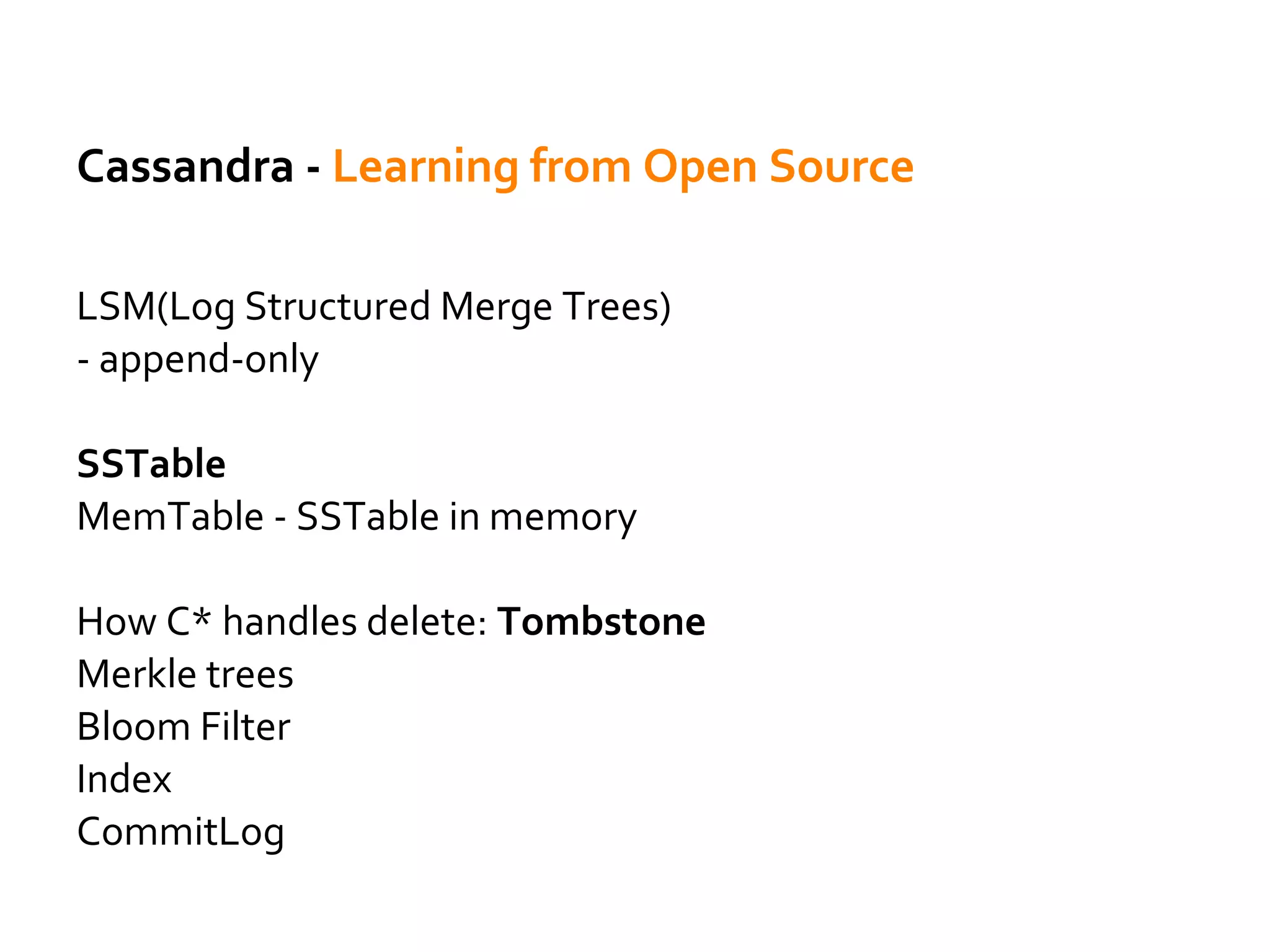 Learning from Open Source
What makes them popular
When to use them, when not
 