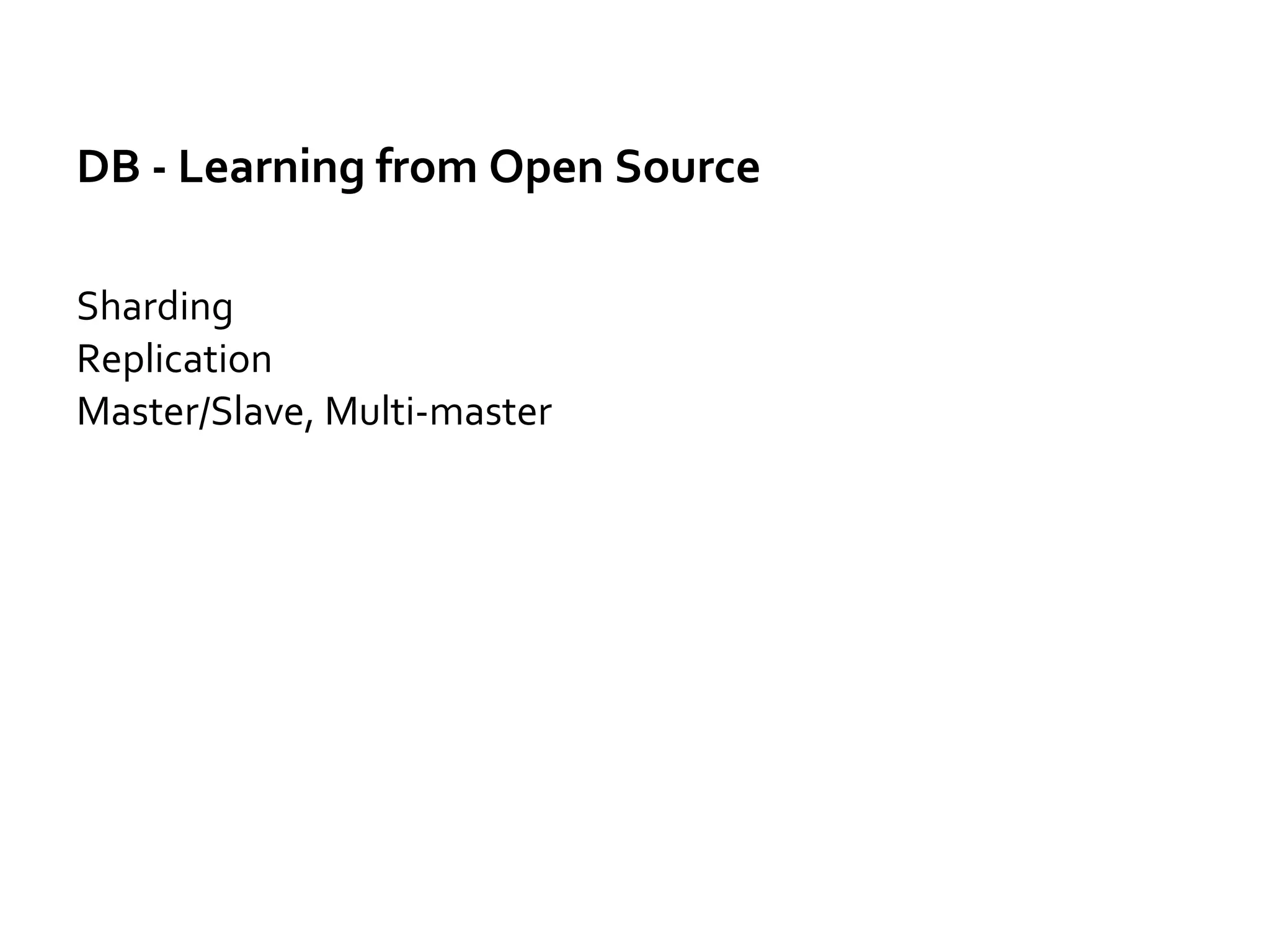 Learning from Existing Products
Twitter/FB timeline
Pull/Push/Mixed Model
FB Haystack/Photo storage
 