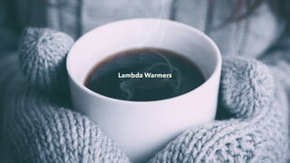 How to improve lambda cold starts