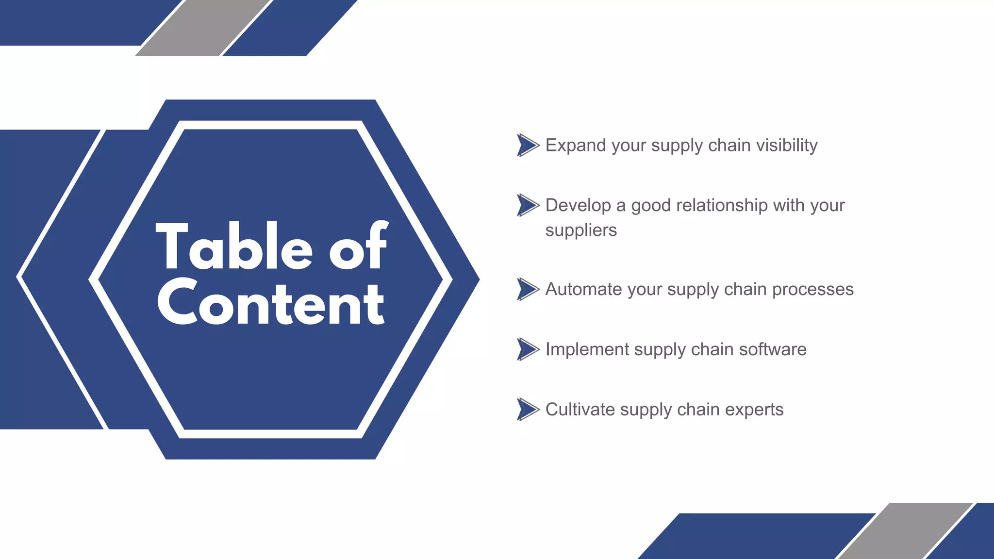 How to improve supply chain efficiency? | PPT 