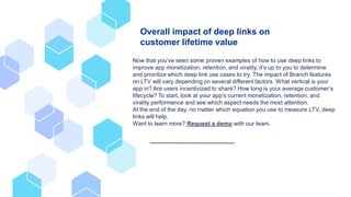 How To Improve the Lifetime Value of an App User With Deep Linking | PDF