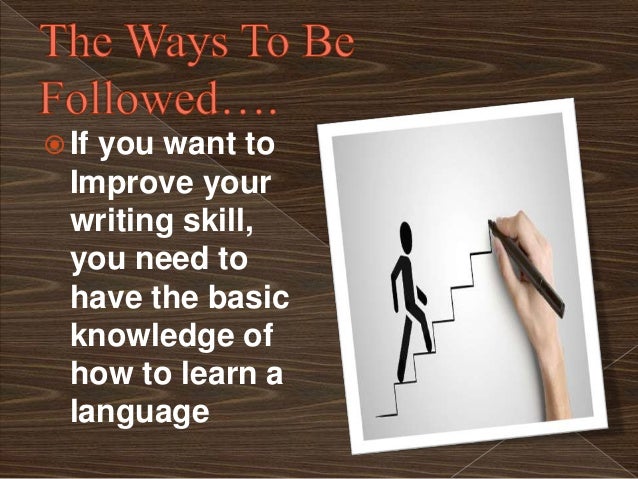 write a short essay about how to improve your english language