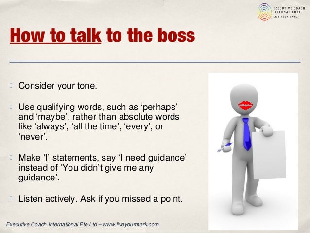 How To Speak To Your Boss About A Problem How to improve your communication with your boss