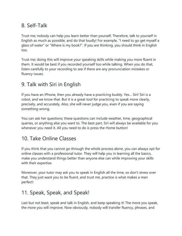 essay english speaking skills pdf