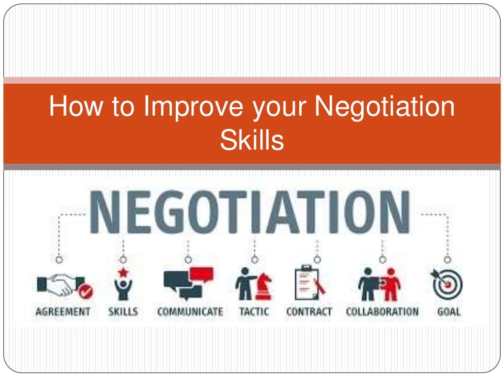 How to improve your negotiation skills
