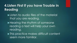 How to improve your reading skills | PDF