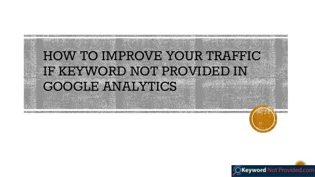 google analytics not provided