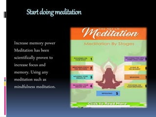 How to increase memory power | PPT