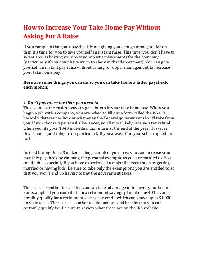 asking for raise