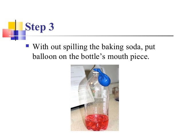 How To Inflate A Balloon Using Baking Soda And Vinegar