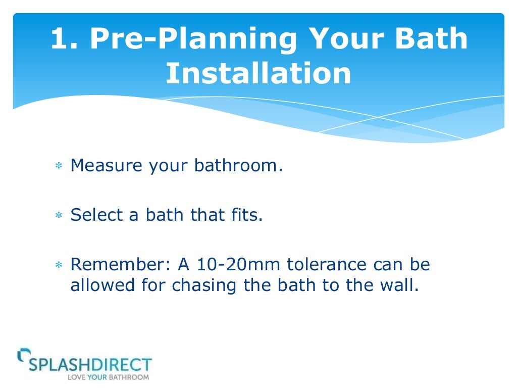 How to Install a Bath in 10 Easy Steps