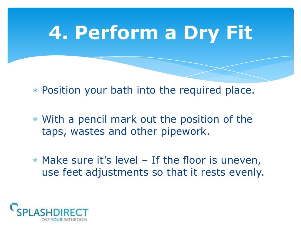 How to Install a Bath in 10 Easy Steps
