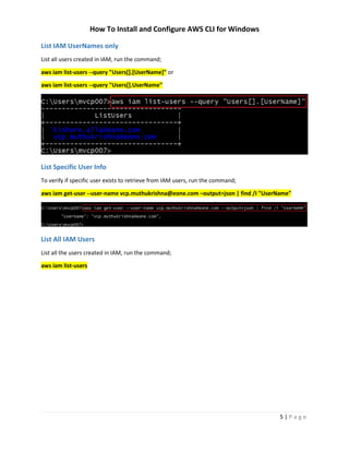 how to configure security with aws cli for windows how to configure security with aws cli for windows