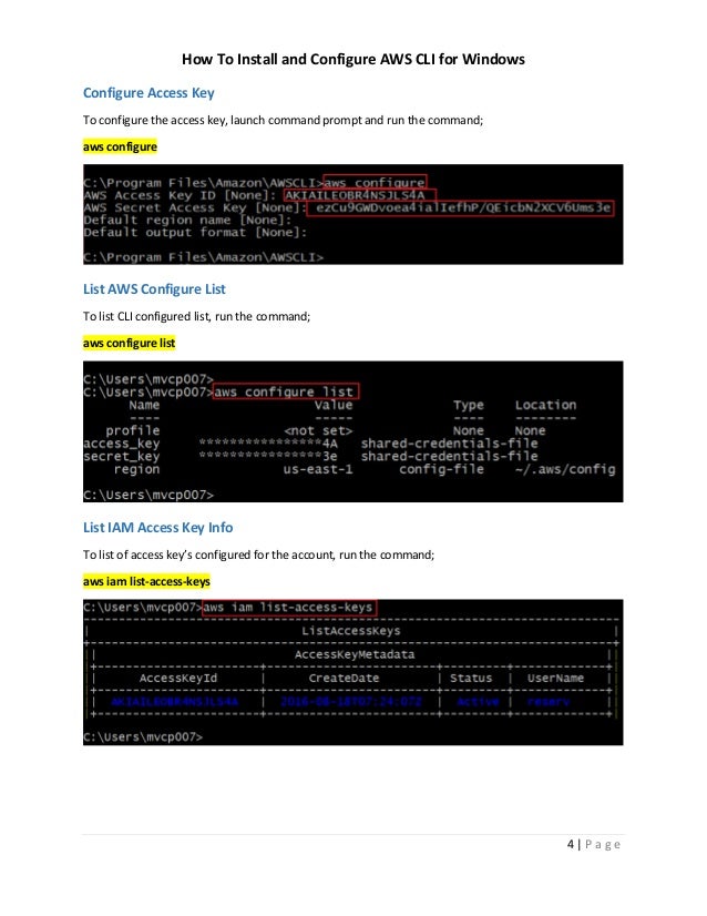 aws cli install windows download