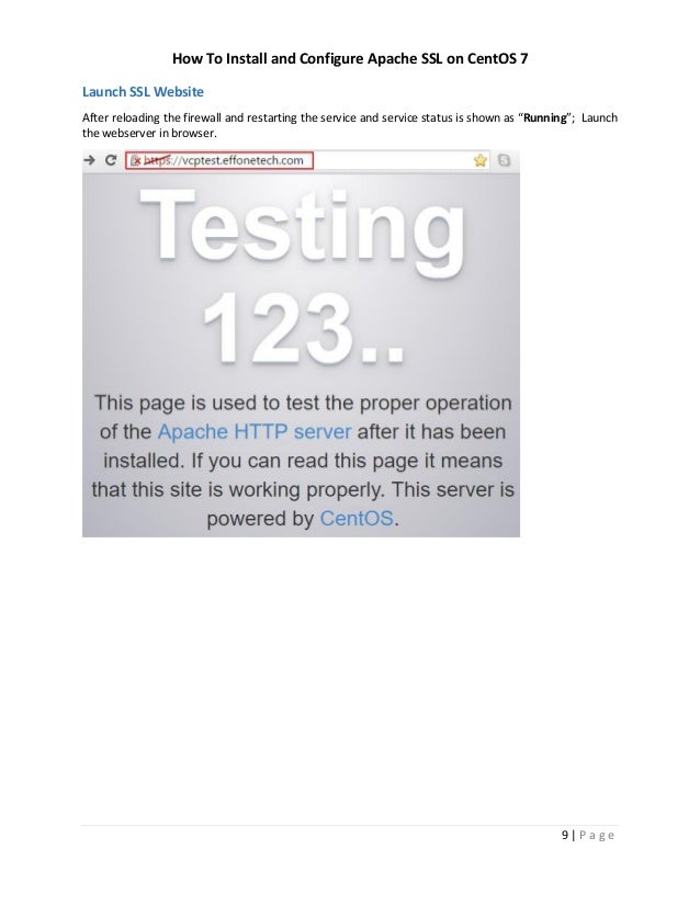 configuration ssl centos installer