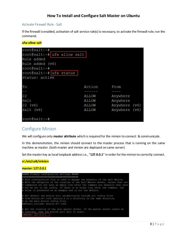 How To Install and Configure Salt Master on Ubuntu