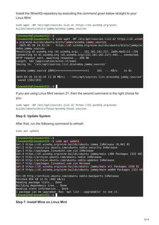 How to Install and Set Up Wine on Linux Mint 22.pdf