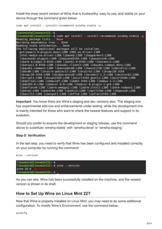 How to Install and Set Up Wine on Linux Mint 22.pdf