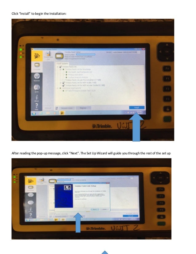 How to install an update on trimble installation manager
