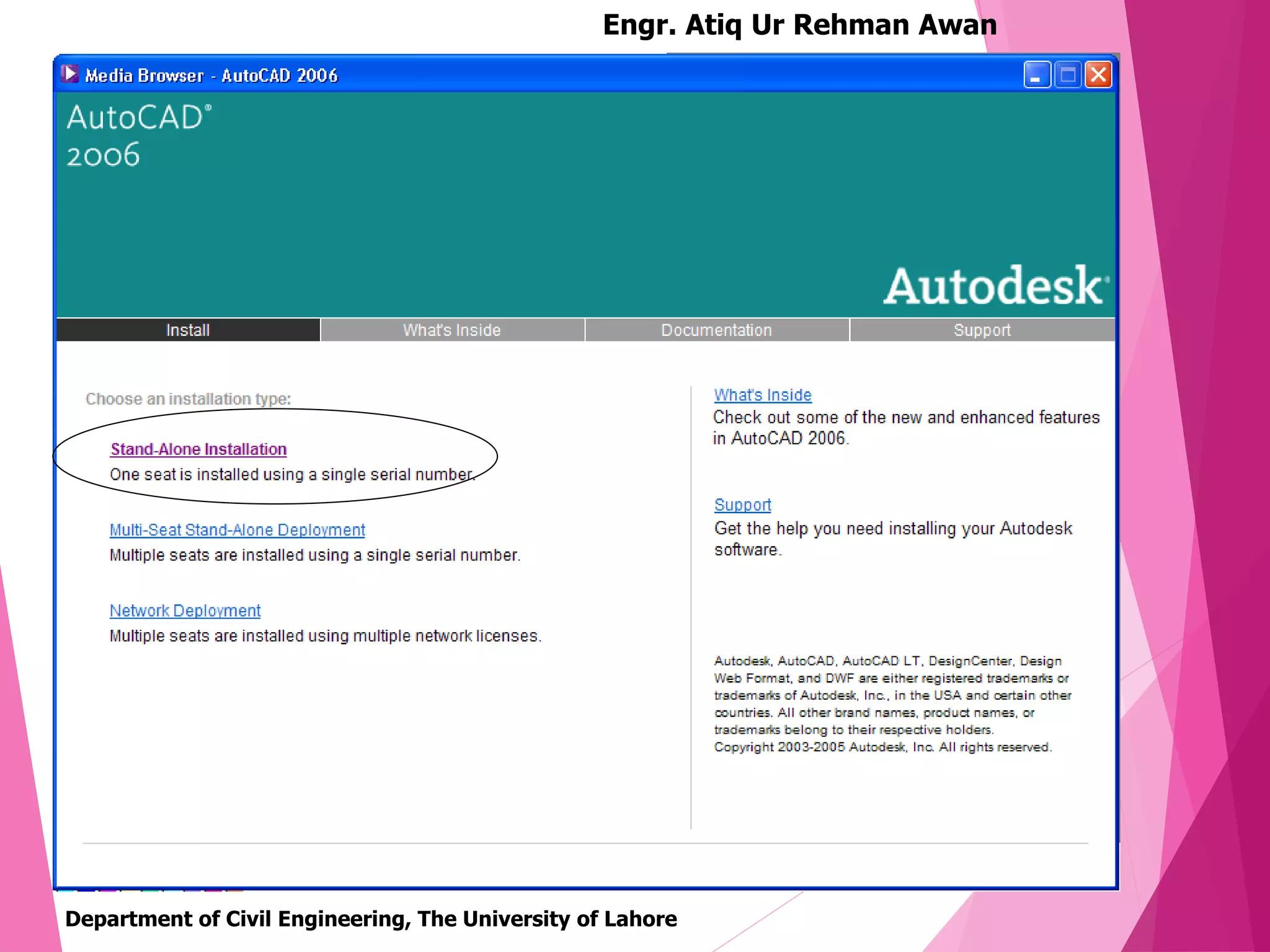 AutoCAD Lecture-1 How to install Autocad | PDF