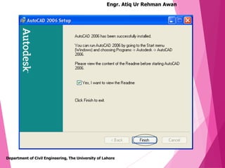 AutoCAD Lecture-1 How to install Autocad | PDF