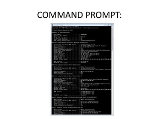 COMMAND PROMPT:
 