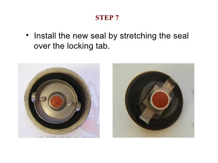 How to install fuel cap seals