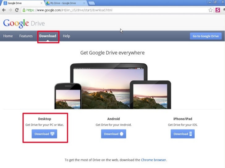 How to install google drive on Windows