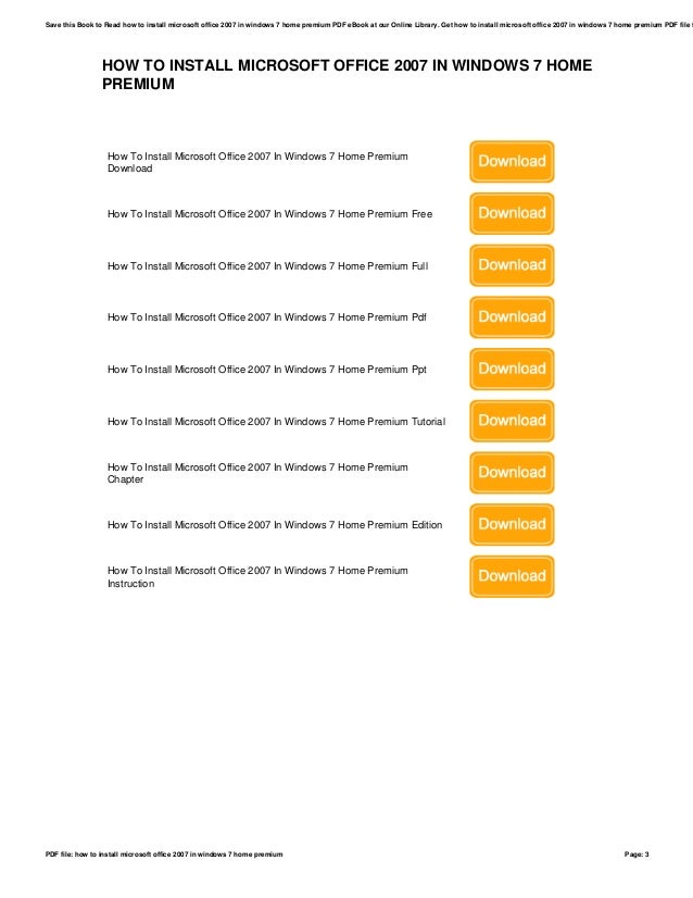 Microsoft office 2007 free download for windows 7 32 bit with crack