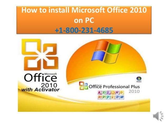 How to install microsoft office 2010